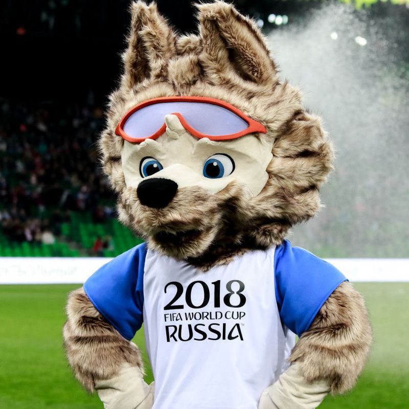 Linh vật World Cup 2018 là Zabivaka chú sói trắng Linh vật World Cup 2018 là Zabivaka chú sói trắng