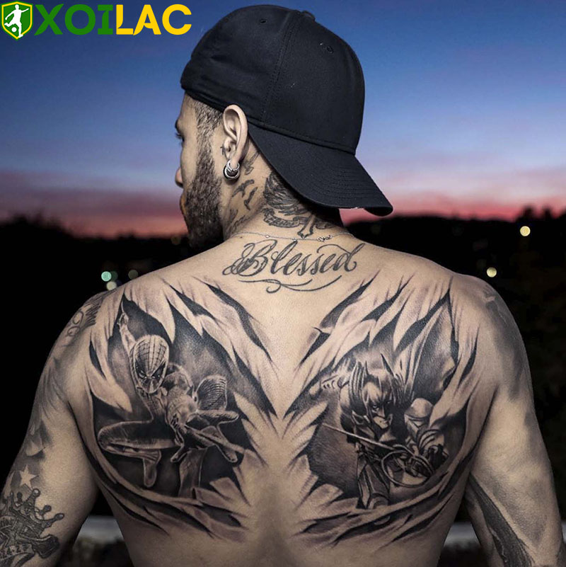 Neymar sở hữu nhiều hình xăm Neymar sở hữu nhiều hình xăm