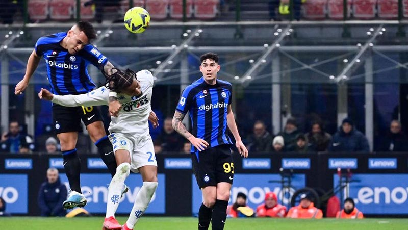 Số liệu thống kê về Inter Milan gặp Empoli cụ thể nhất 2 Inter Milan sở hữu thành tích vượt trội trước Empoli