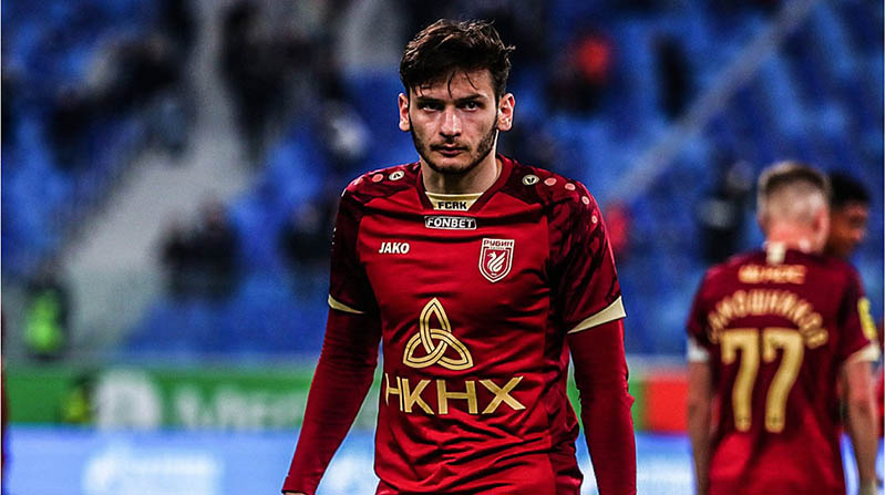 Khvicha Kvaratskhelia chơi cho Rubin Kazan Khvicha Kvaratskhelia chơi cho Rubin Kazan