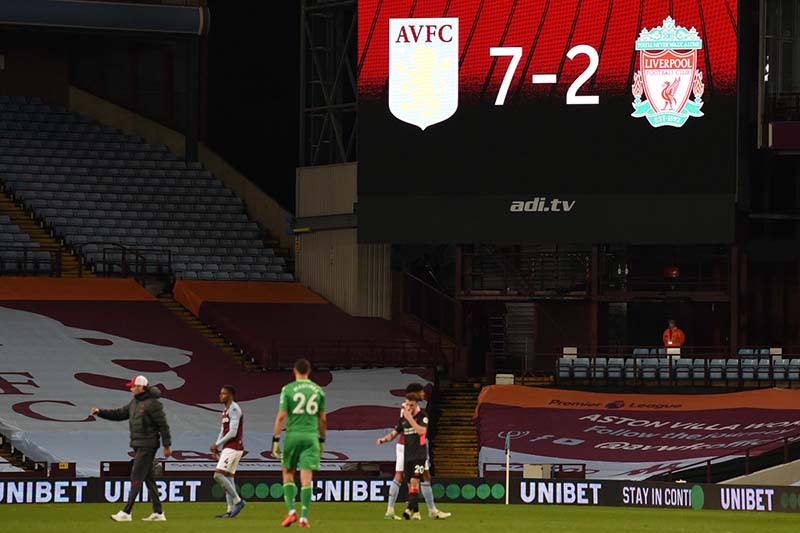 Chiến thắng 7-2 đầy bất ngờ của Aston Villa trước Liverpool Chiến thắng 7-2 đầy bất ngờ của Aston Villa trước Liverpool